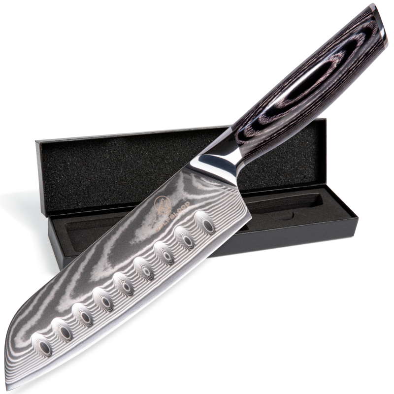 Santokumesser-Santoku-Damast-MesserDamastmesser-Küchenmesser-Chefmesser-Damast-Küchenmesser-Kochmesser-Damaststahl-67-Schichten-Wolfblood-LH-Lifestyle